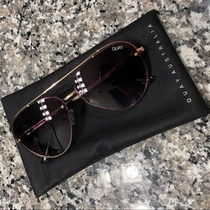 QUAY Women’s Aviator Sunglasses